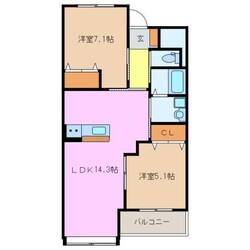 COURT M´Sの物件間取画像